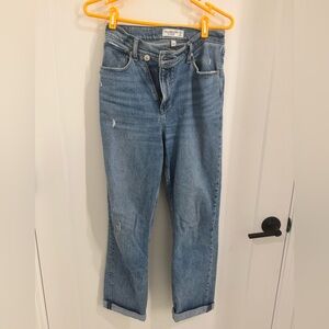 Abercrombie & Fitch “The 90s Straight” Ultra High Rise, Curve Love, Size 26
